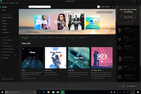Spotify for Windows 中文便携版：一款免费好用的音乐播放软件，提供了广泛的音乐选择