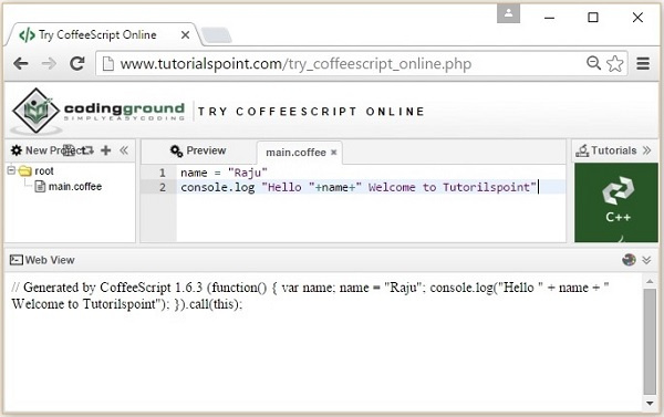 CoffeeScript官方版：一款专业强大的js语言转译软件，高度兼容的转译工具